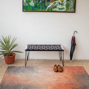 Birdy Recycled Cotton Metal Bench - Sirohi.org - Purpose_Indoor Seating, Purpose_Outdoor Seating, Rope Material_Recycled Cotton