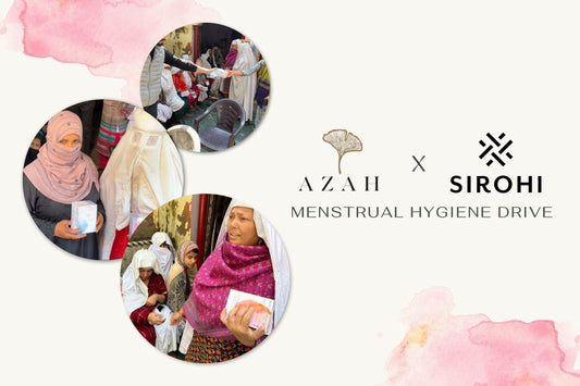 Azah x Sirohi - Menstrual Hygiene Drive - Sirohi.org
