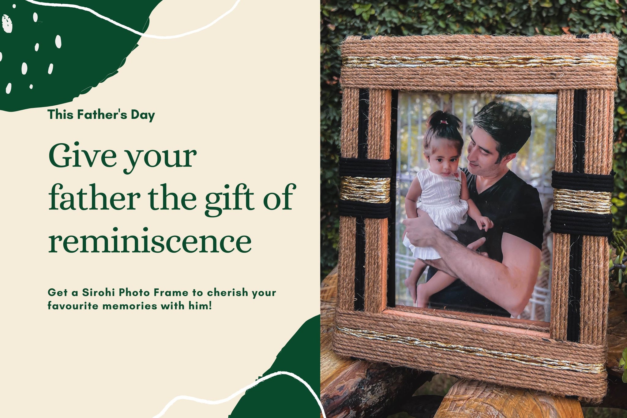 Sirohi photo frames for your favourite memories with your father