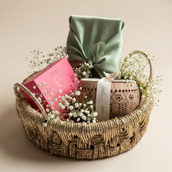 Sage Green Gift Basket