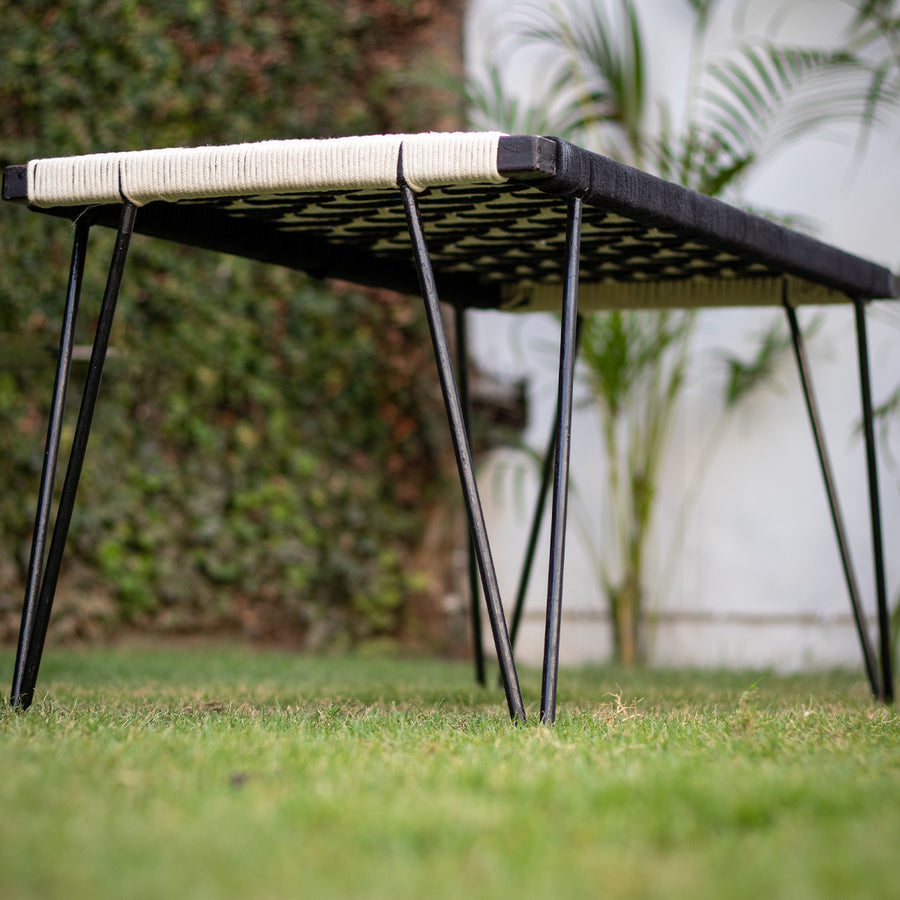 Tri Galore Recycled Cotton Metal Bench