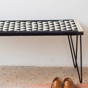Tri Galore Recycled Cotton Metal Bench