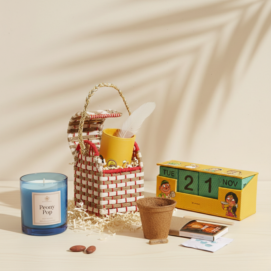 Red Basket Gift Set