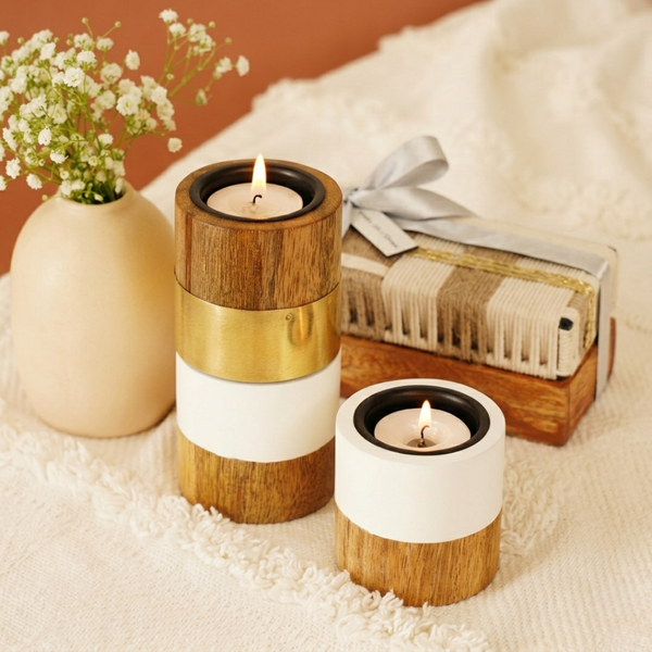 Sunehri Magentic Tealight Holders