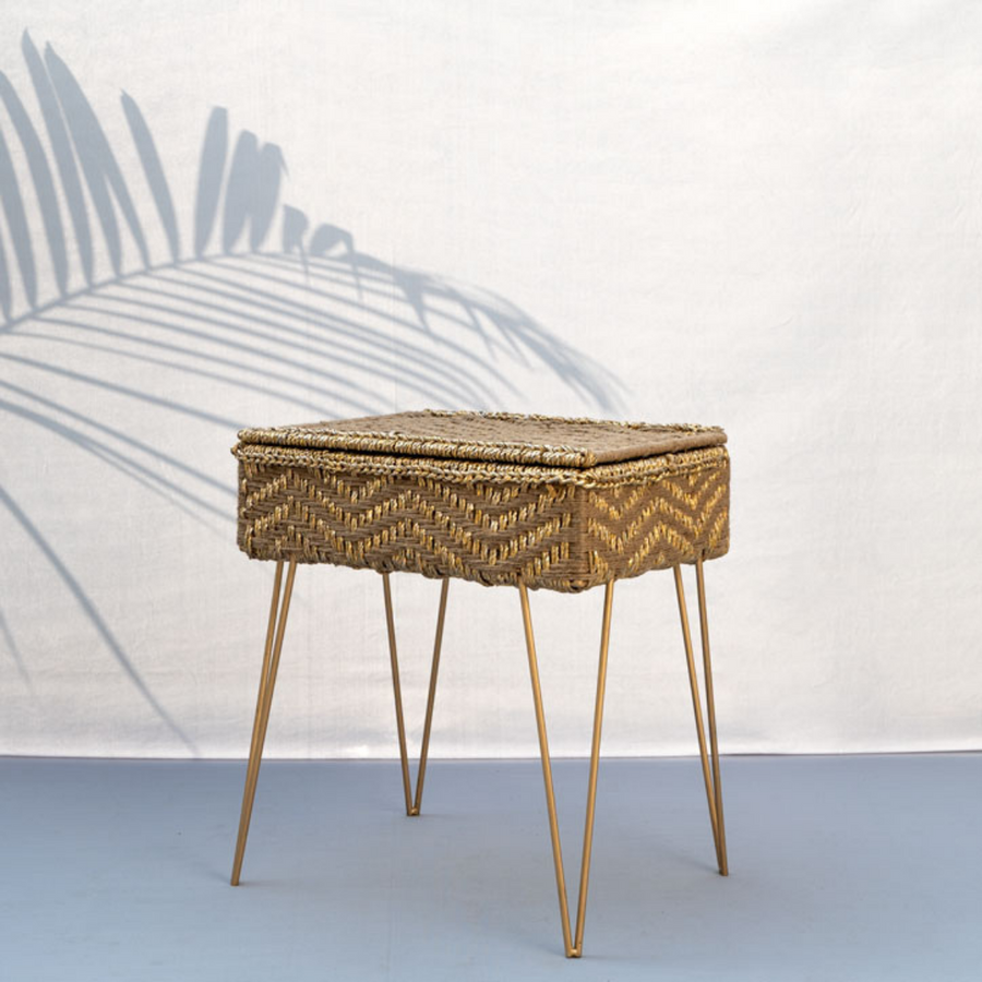 Glazed Upcycled Plastic Box Stand