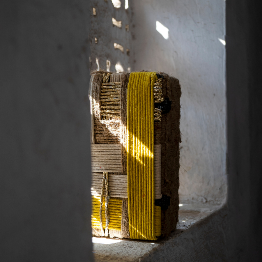 Handwoven Sunshine Storage Box