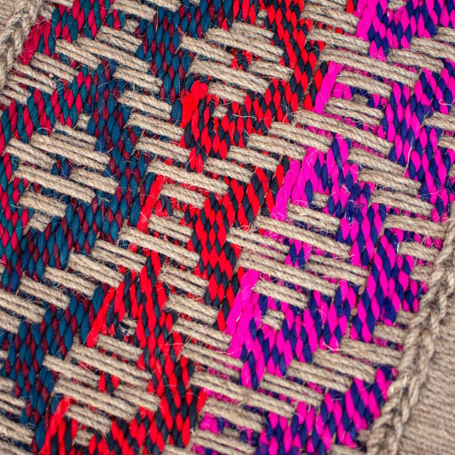 Bela Jute & Textile Wooden Bench