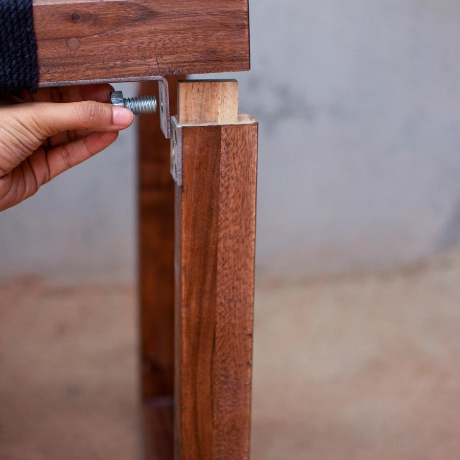 Sadabahar Cotton Wooden Bench