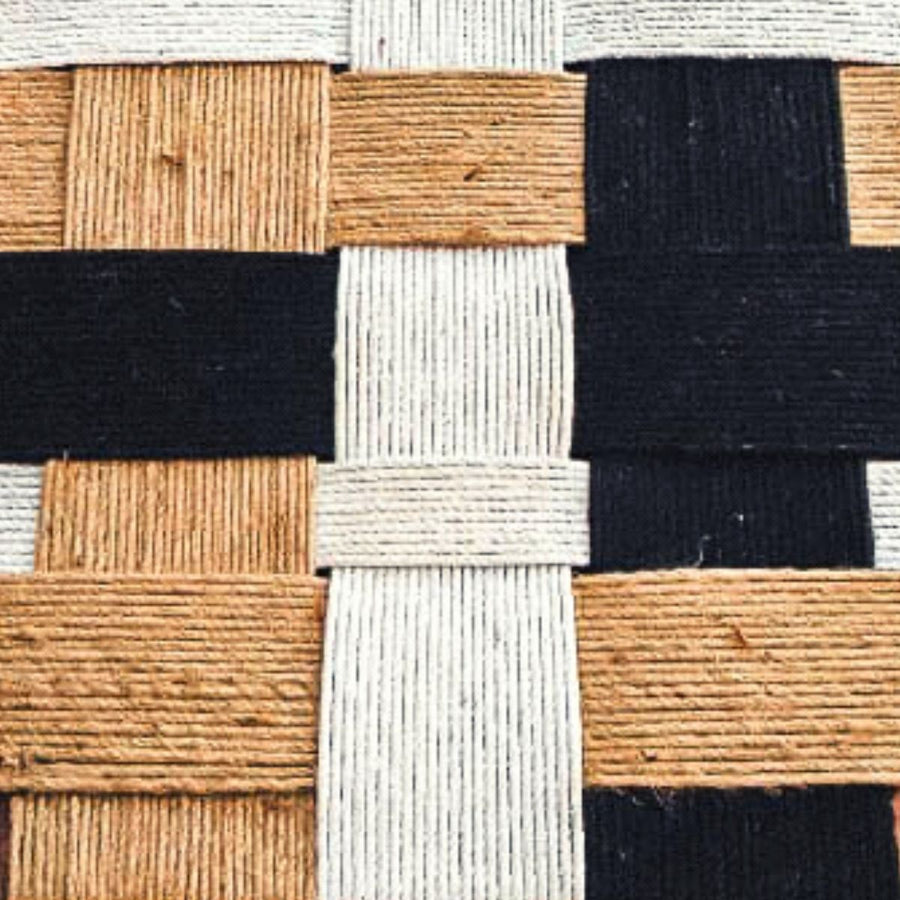 Gulmohar Cotton Wooden Bench