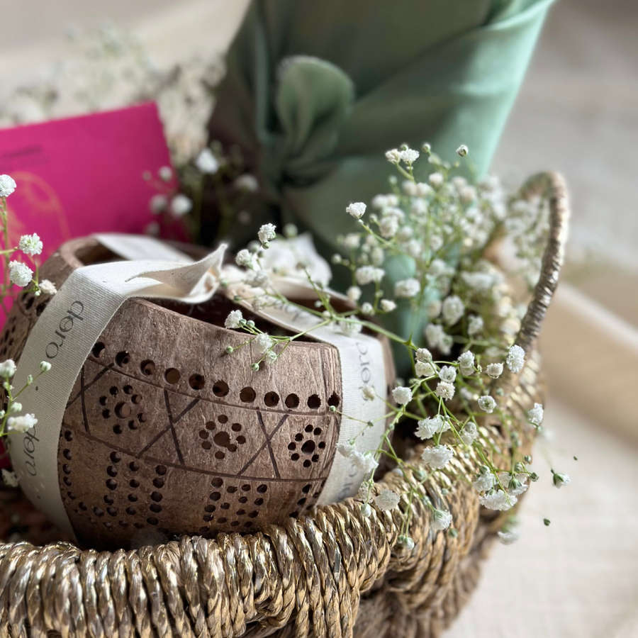 Sage Green Gift Basket