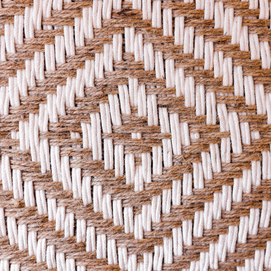 Diamond Natural Jute Laundry Basket