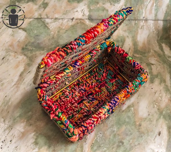 Sarangi Jute & Textile Box