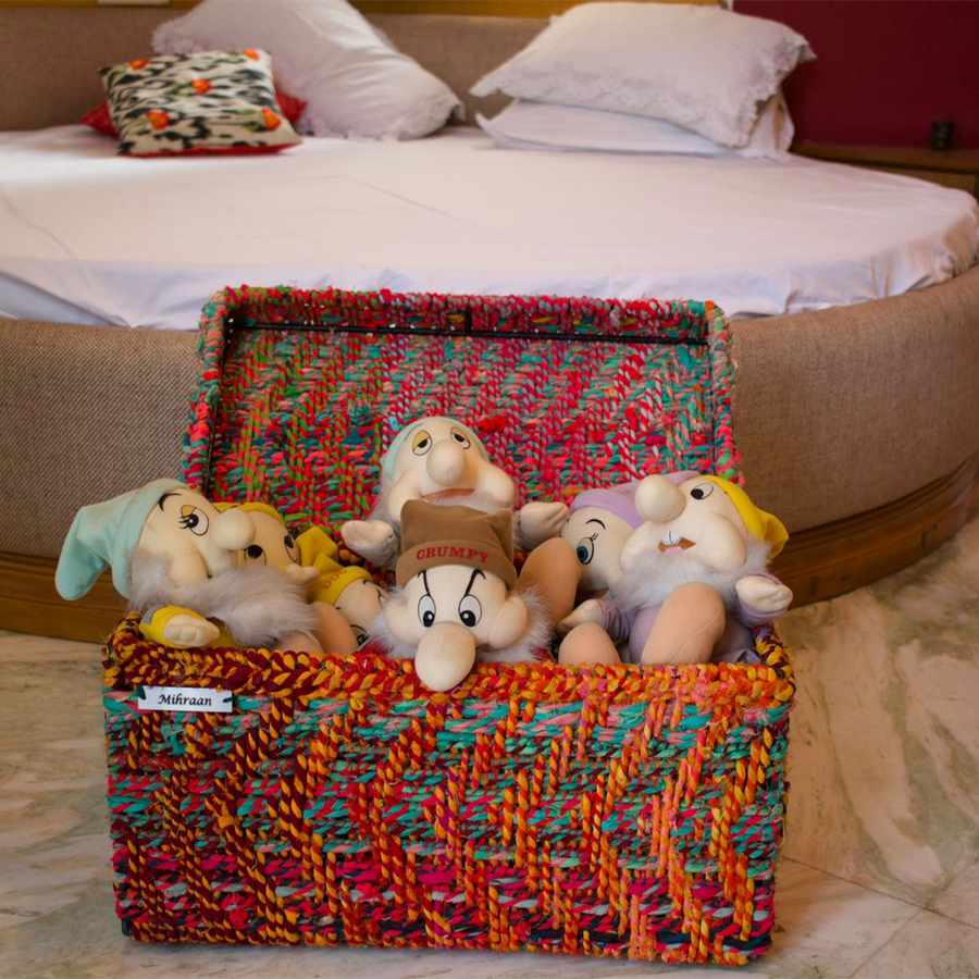 Bano Upcycled Textile Trunk