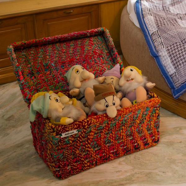 Bano Upcycled Textile Trunk