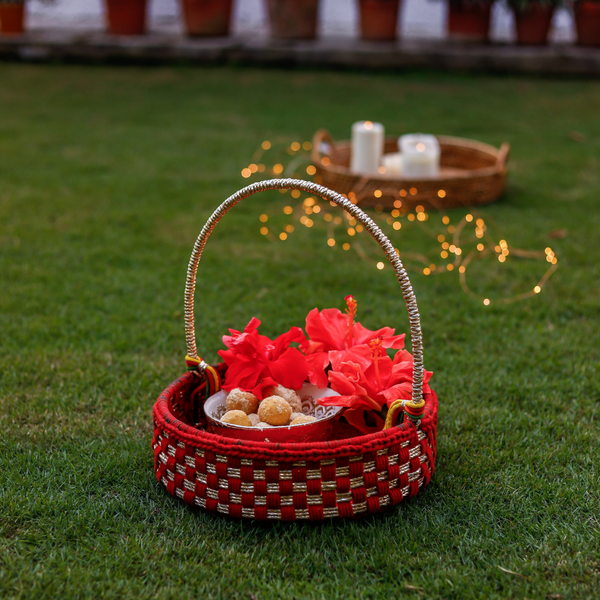 Dahlia Basket with Handle