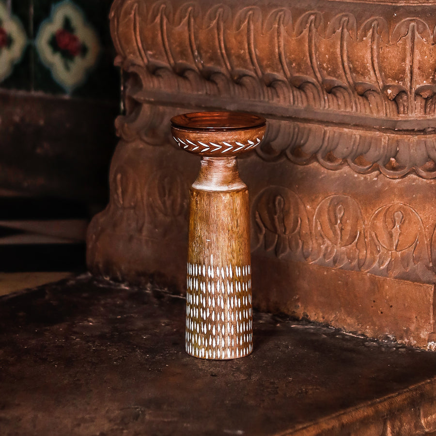 Cedar Light Candlestands