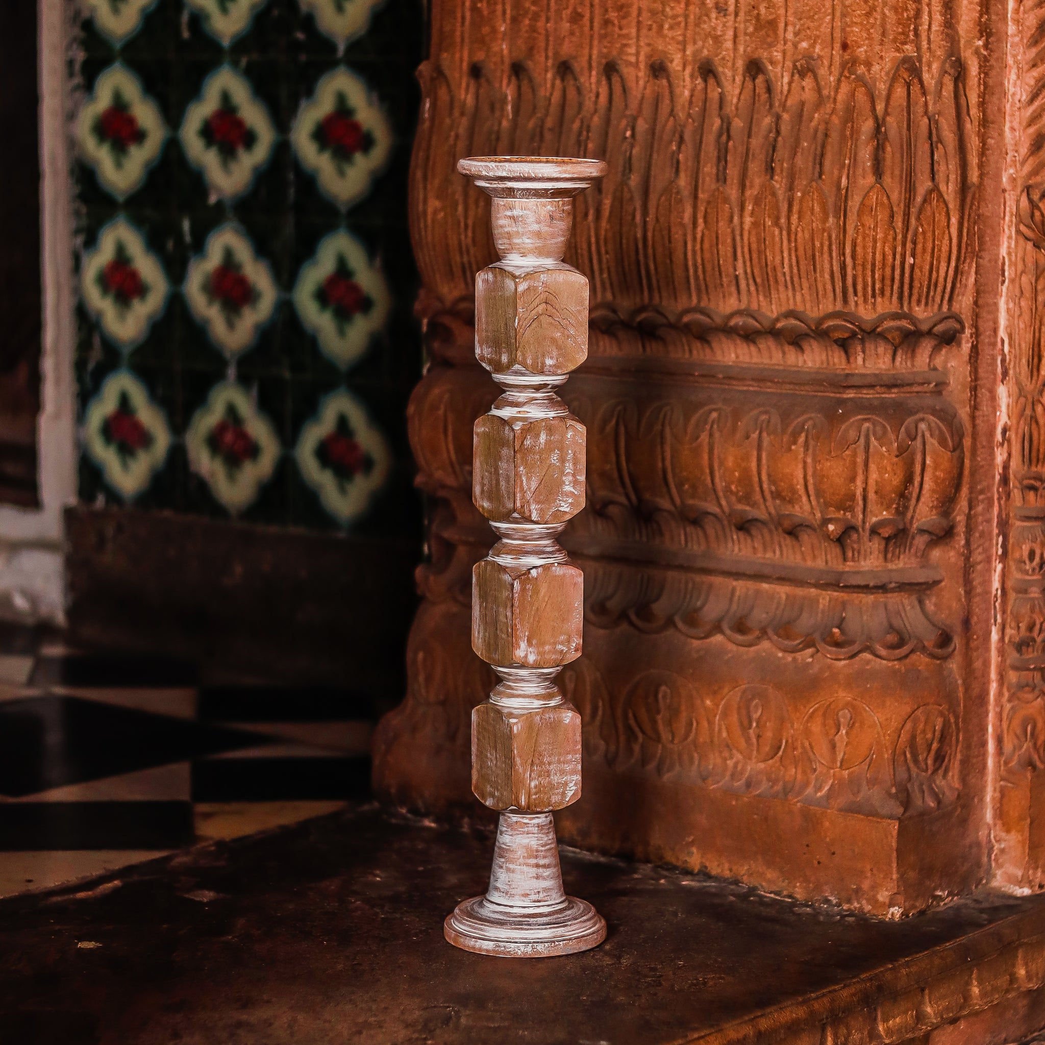 Earthy Ember Candlestand