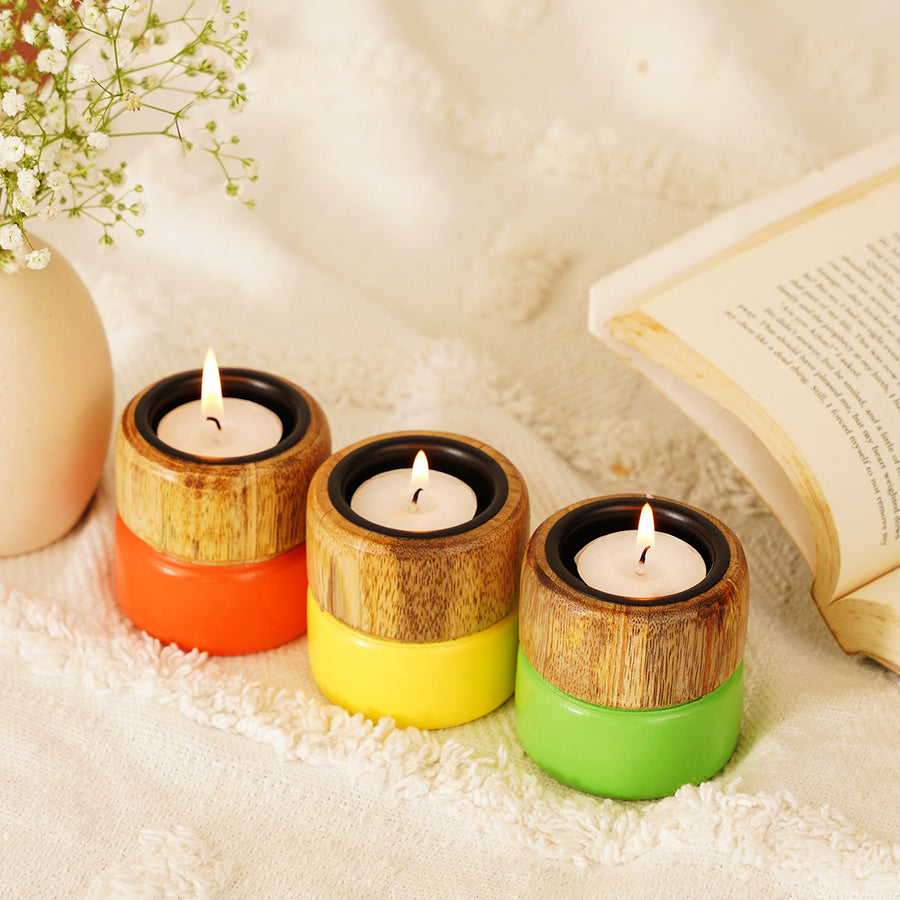Poppy Tealight Holders