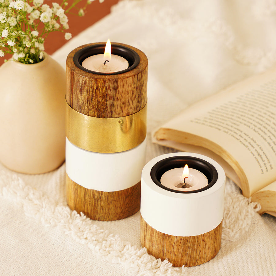 Sunehri Magentic Tealight Holders