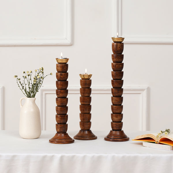 Rustic Glow Candlestands