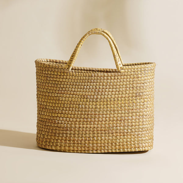 Ananya Moonj Grass Tote Bag - Natural