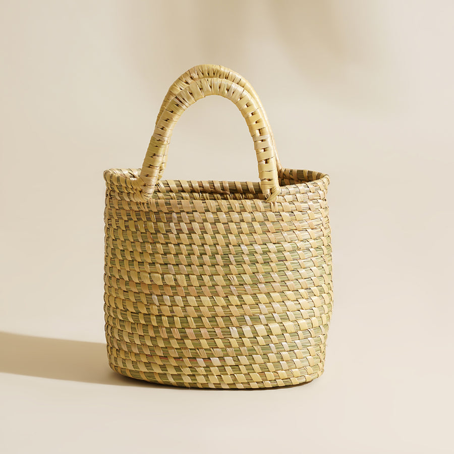 Sattava Moonj Grass Bag - Natural