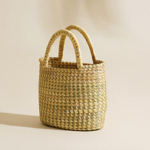 Sattava Moonj Grass Bag - Natural