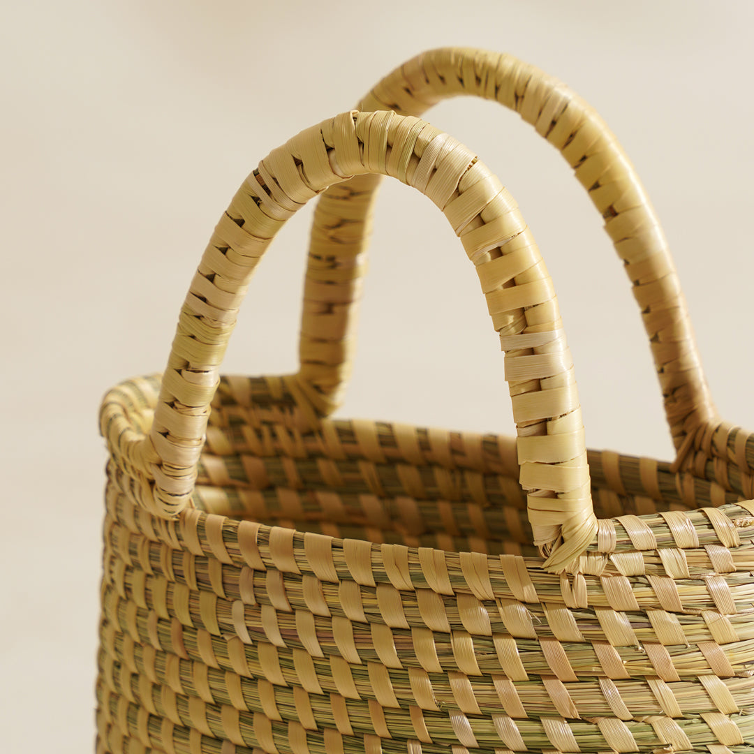 Sattava Moonj Grass Bag - Natural