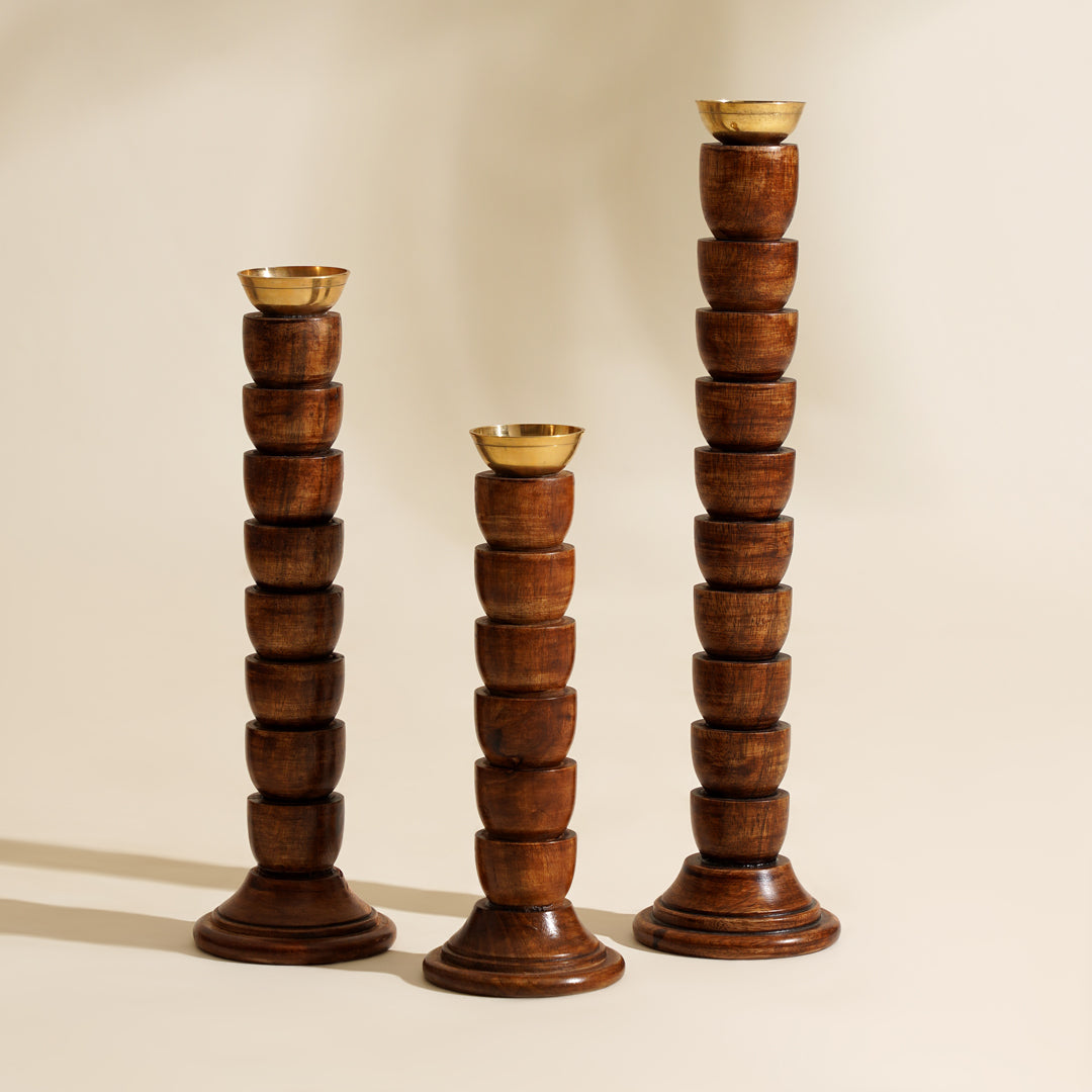 Rustic Glow Candlestands