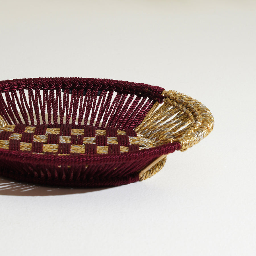 Maroon Tarang Tray
