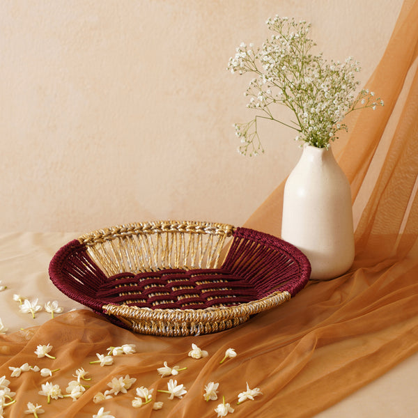 Maroon Tarang Tray