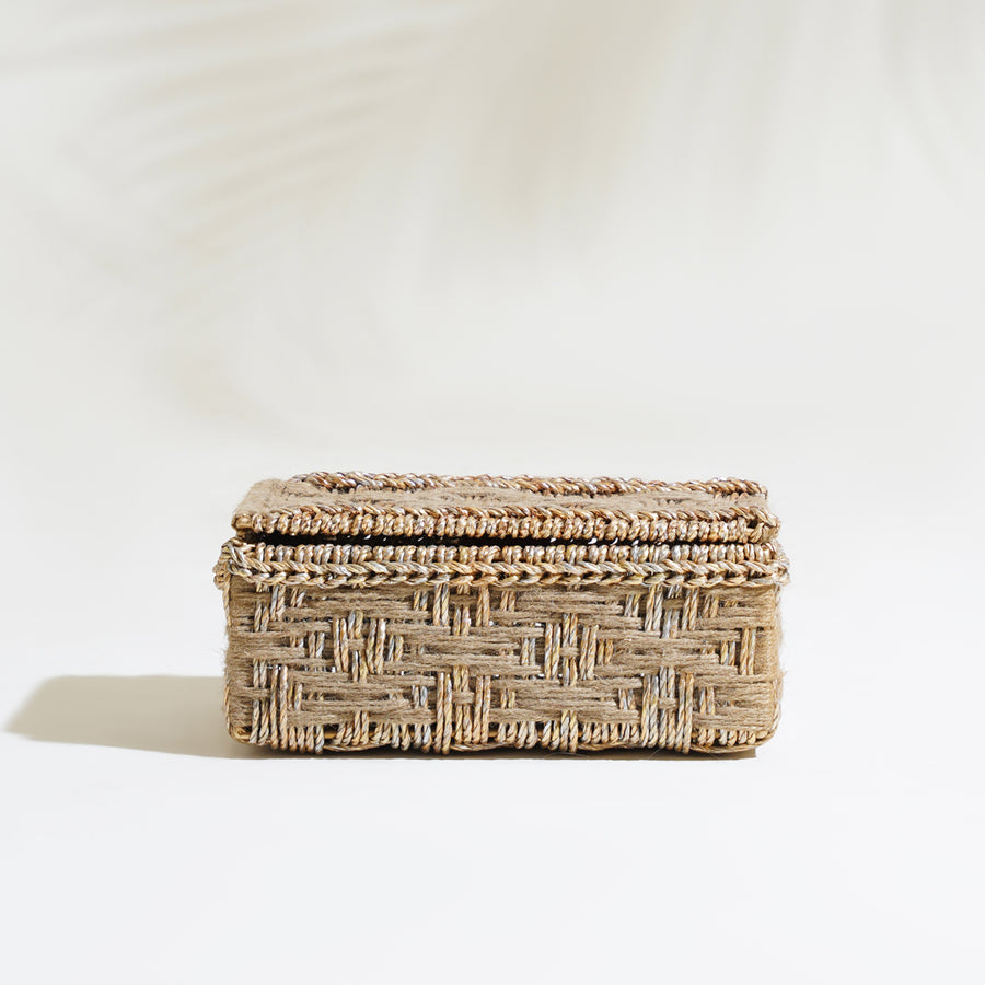 Nihaar Jute & Gold Box