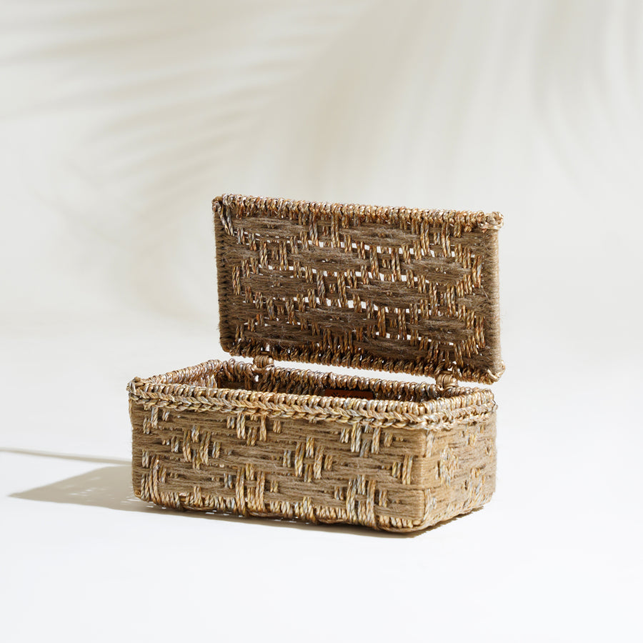 Nihaar Jute & Gold Box