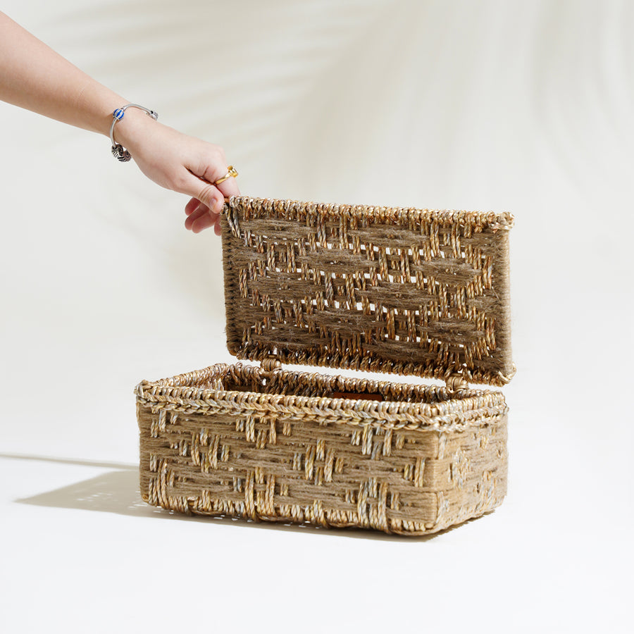 Nihaar Jute & Gold Box