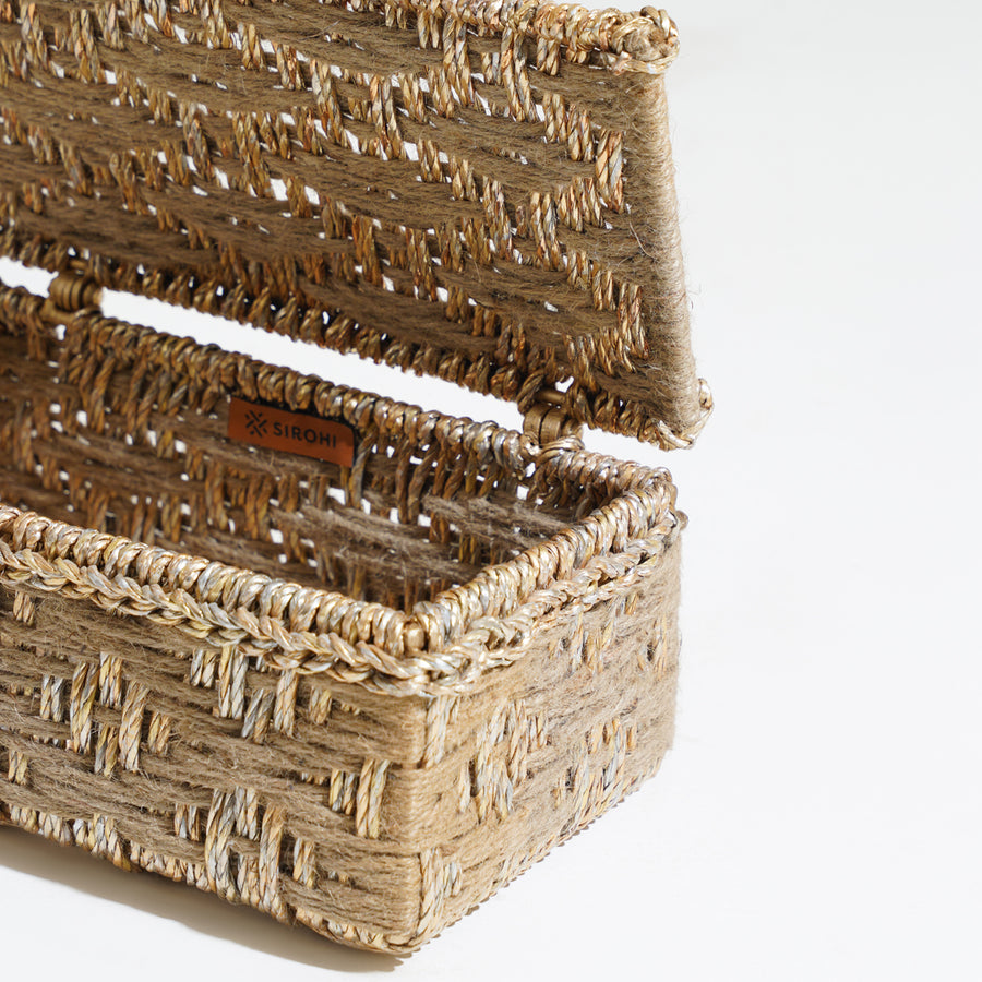 Nihaar Jute & Gold Box
