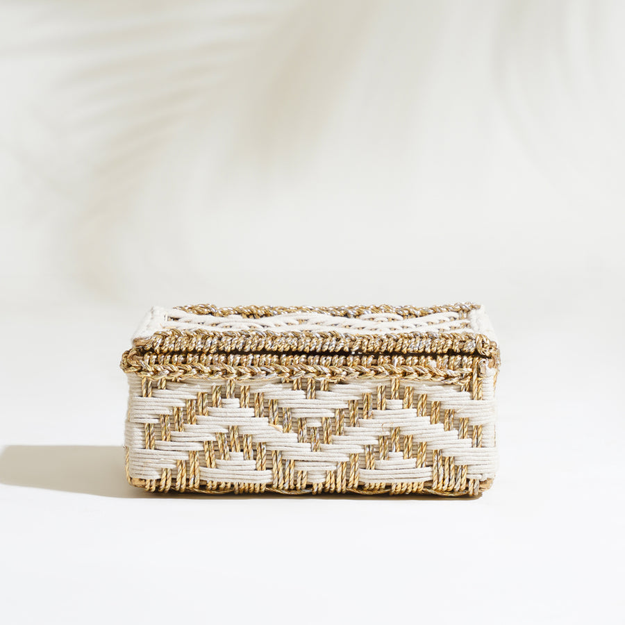 Heera White & Gold Box