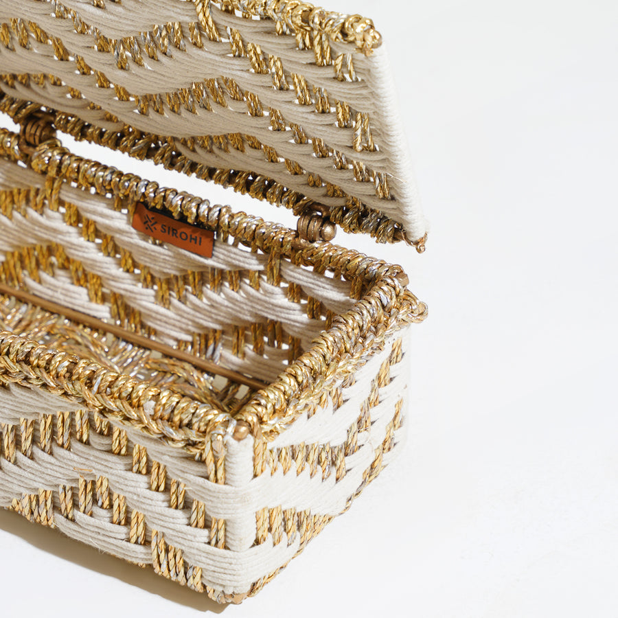 Heera White & Gold Box