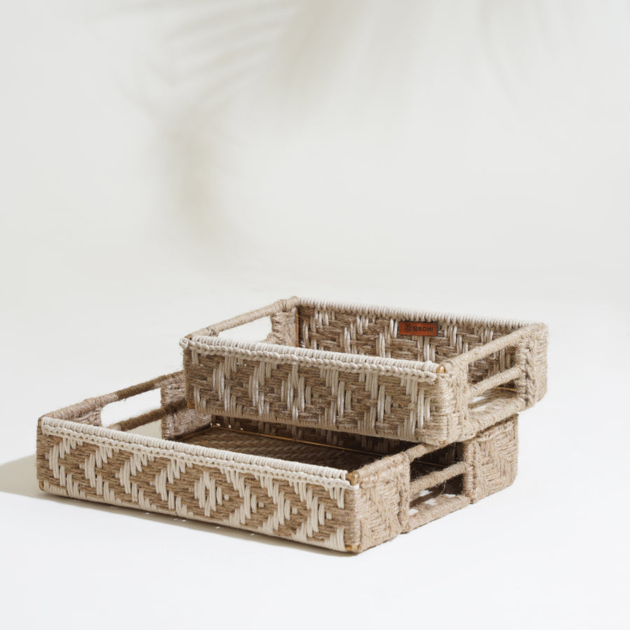 Heera Natural Jute Tray