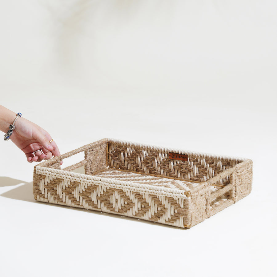 Heera Natural Jute Tray