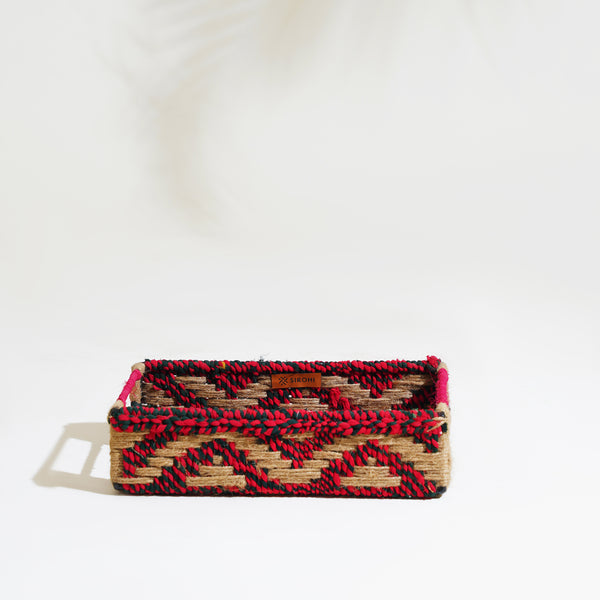 Flame Upcycled Textile Tray