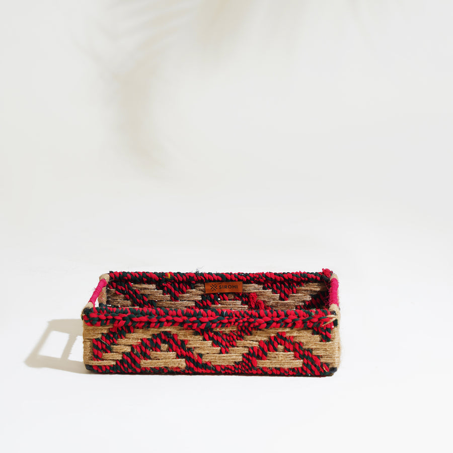Flame Upcycled Textile Tray