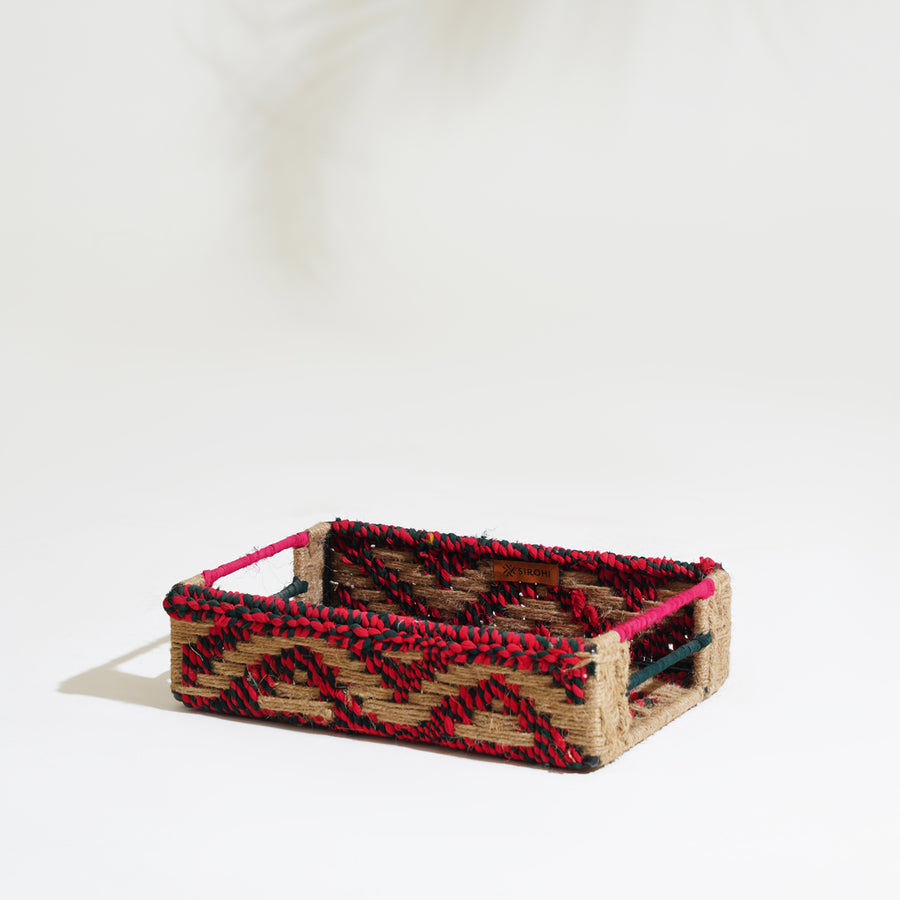 Flame Upcycled Textile Tray