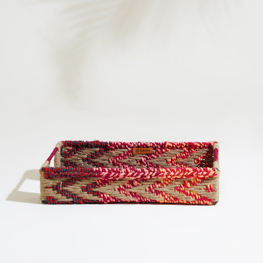 Flame Upcycled Textile Tray