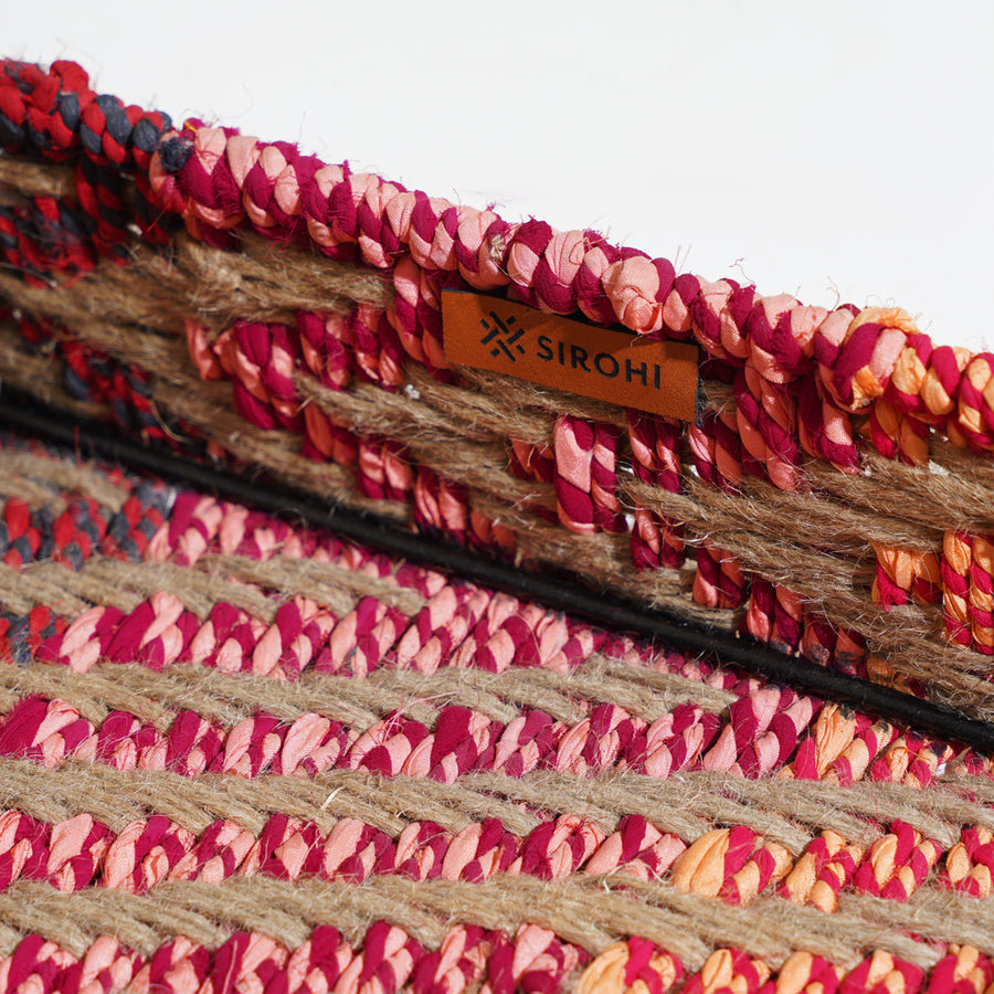 Flame Upcycled Textile Tray