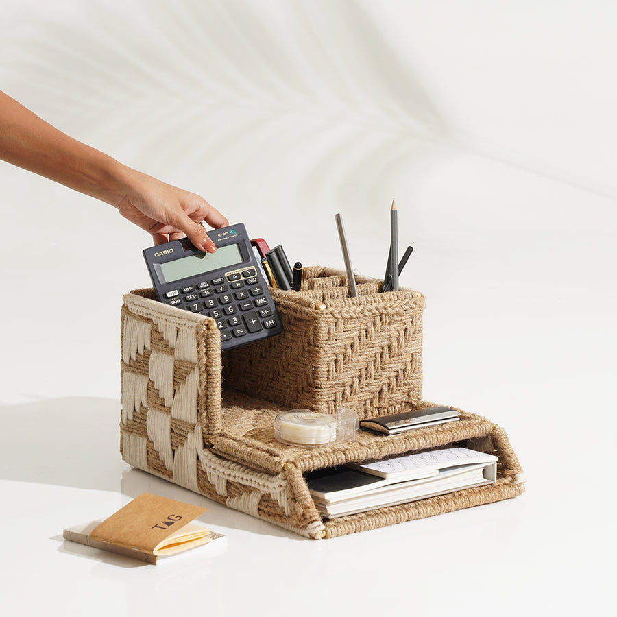Handcrafted Laptop organizer