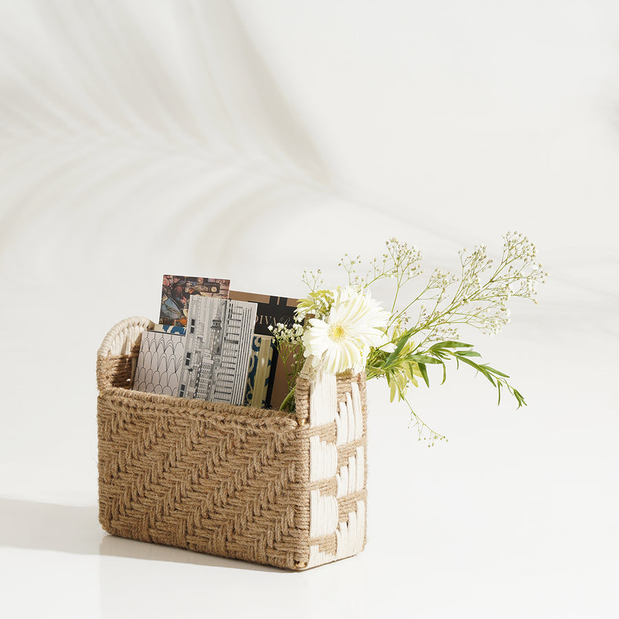 Rustic Reverie Magazine Organizer