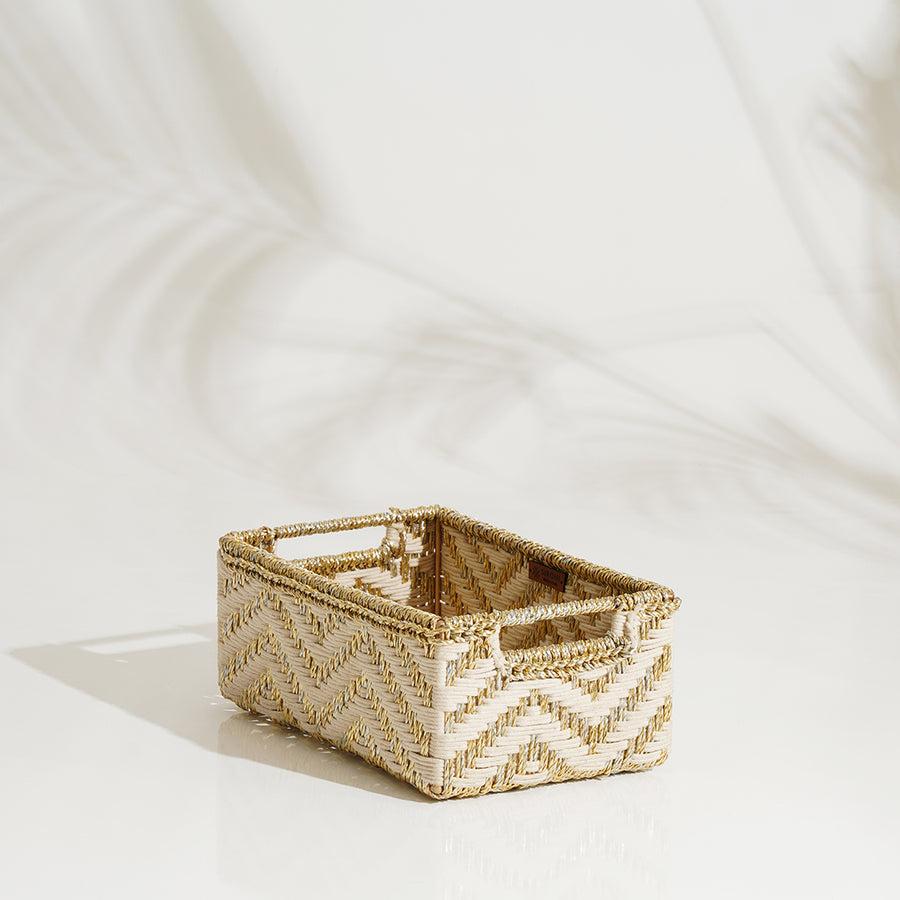 Memories Trinket Trays - White & Gold (Set of 2)
