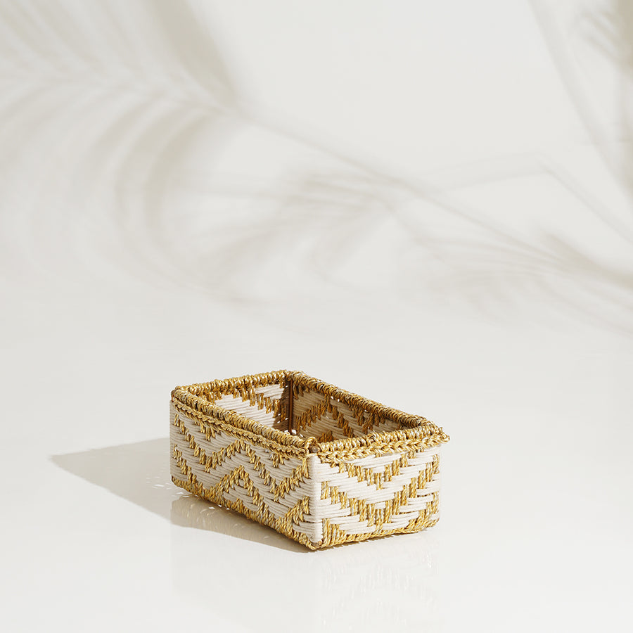Memories Trinket Trays - White & Gold (Set of 2)