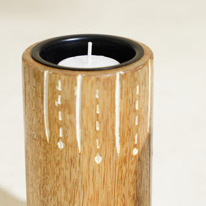 Timeless Carve Tealight Holders - White