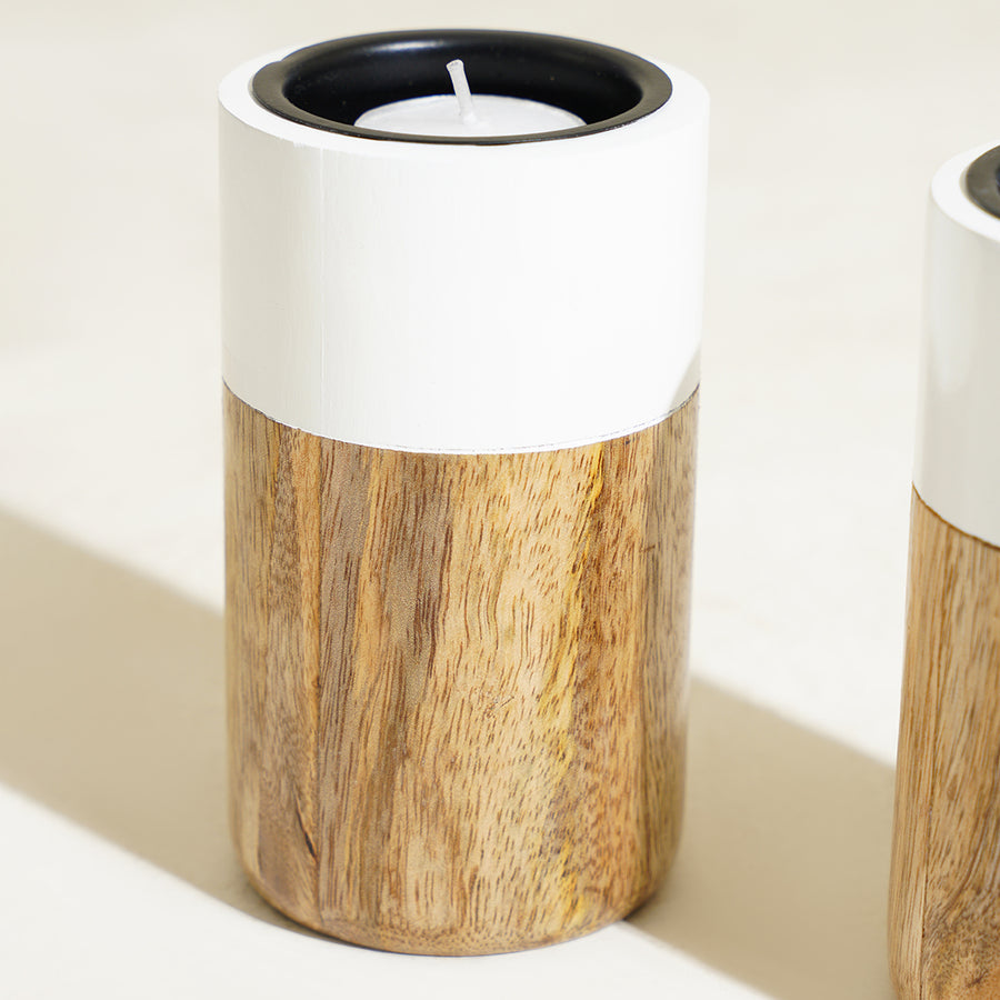 Glow Tealight Holders - White